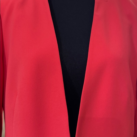 Ivanka Trump Vibrant Coral Blazer Size 4 Petite - Picture 3 of 8